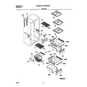 Frigidaire FRS20ZRGW0 shelves diagram