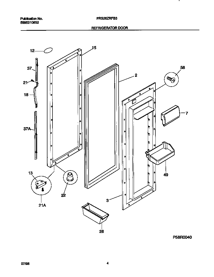 Refr door