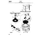 Frigidaire FDB835RFS0 motor and pump diagram