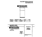 Frigidaire FRT18KRGW0 cover diagram