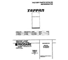 Tappan TRT18GRED4 cover diagram