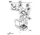 Universal/Multiflex (Frigidaire) MWS445RFS0 cabinet/top diagram