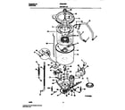 Universal/Multiflex (Frigidaire) MWS445RFS0 motor/tub diagram