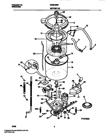 Motor/tub