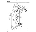 Universal/Multiflex (Frigidaire) MRT18SJFW2 cabinet diagram