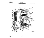 Universal/Multiflex (Frigidaire) MRT12CRFD1 cabinet/shelves/system diagram