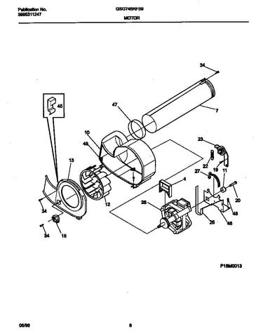 Motor,blower