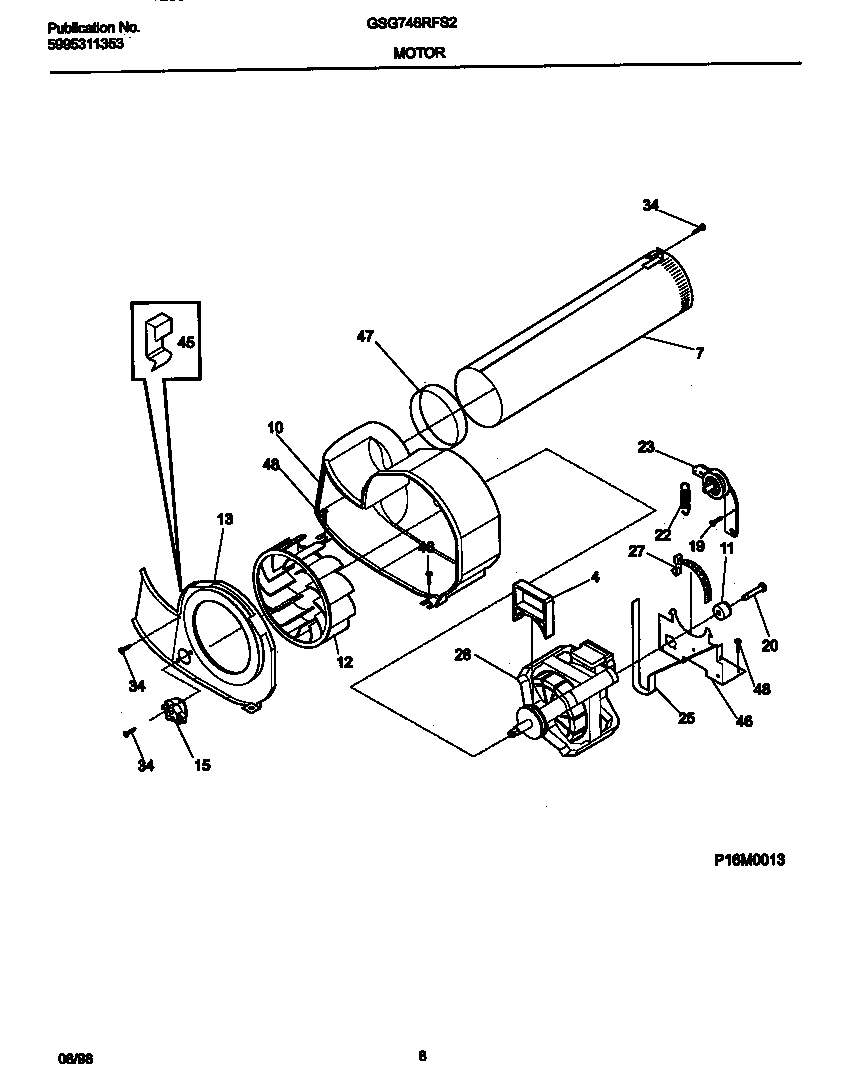 Motor,blower
