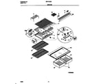 Universal/Multiflex (Frigidaire) MRT15CSEZ6 shelves diagram