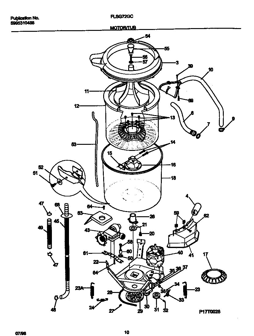 Washer motor
