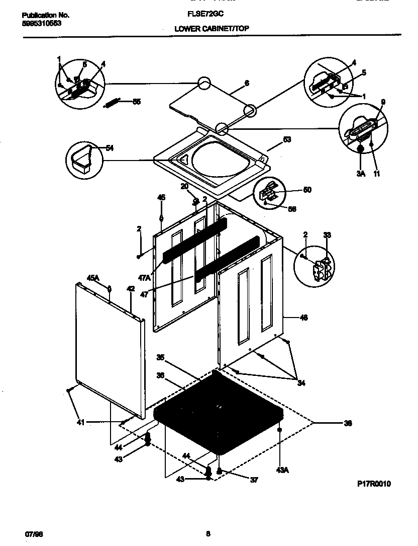 WASHER CABINET