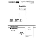 Frigidaire FWS235RFT2 cover diagram