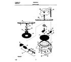 Frigidaire FDB435RFS2 motor/pump diagram