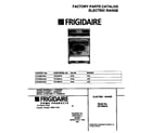 Frigidaire FEF366CGSC cover diagram
