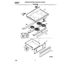 Frigidaire FEF365BGWB top/drawer diagram