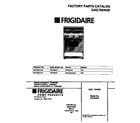 Frigidaire FGF335CFSA cover diagram