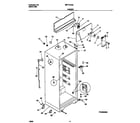 Universal/Multiflex (Frigidaire) MRT15CNEWA cabinet diagram