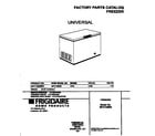 Universal/Multiflex (Frigidaire) MFC13M6BW3 cover diagram