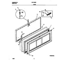 Universal/Multiflex (Frigidaire) MFC13M6BW3 door diagram