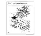 Frigidaire MGF336BGWB top/drawer diagram