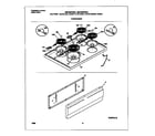 Universal/Multiflex (Frigidaire) MEF300PBWK top/drawer diagram