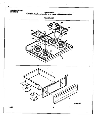 Top/drawer