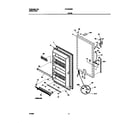 Frigidaire FFU20G9GW2 door diagram