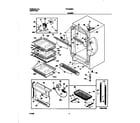 Frigidaire FFU20G9GW2 cabinet diagram