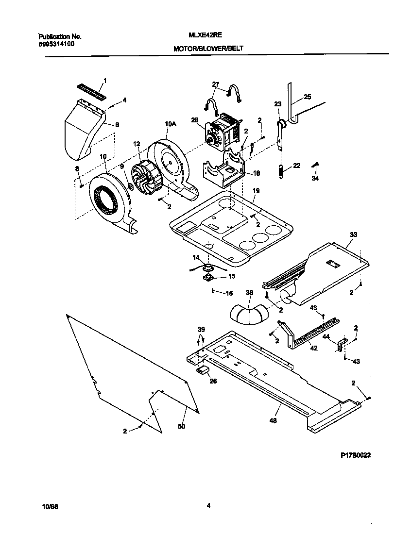 P17b0022 dry mtr,belt