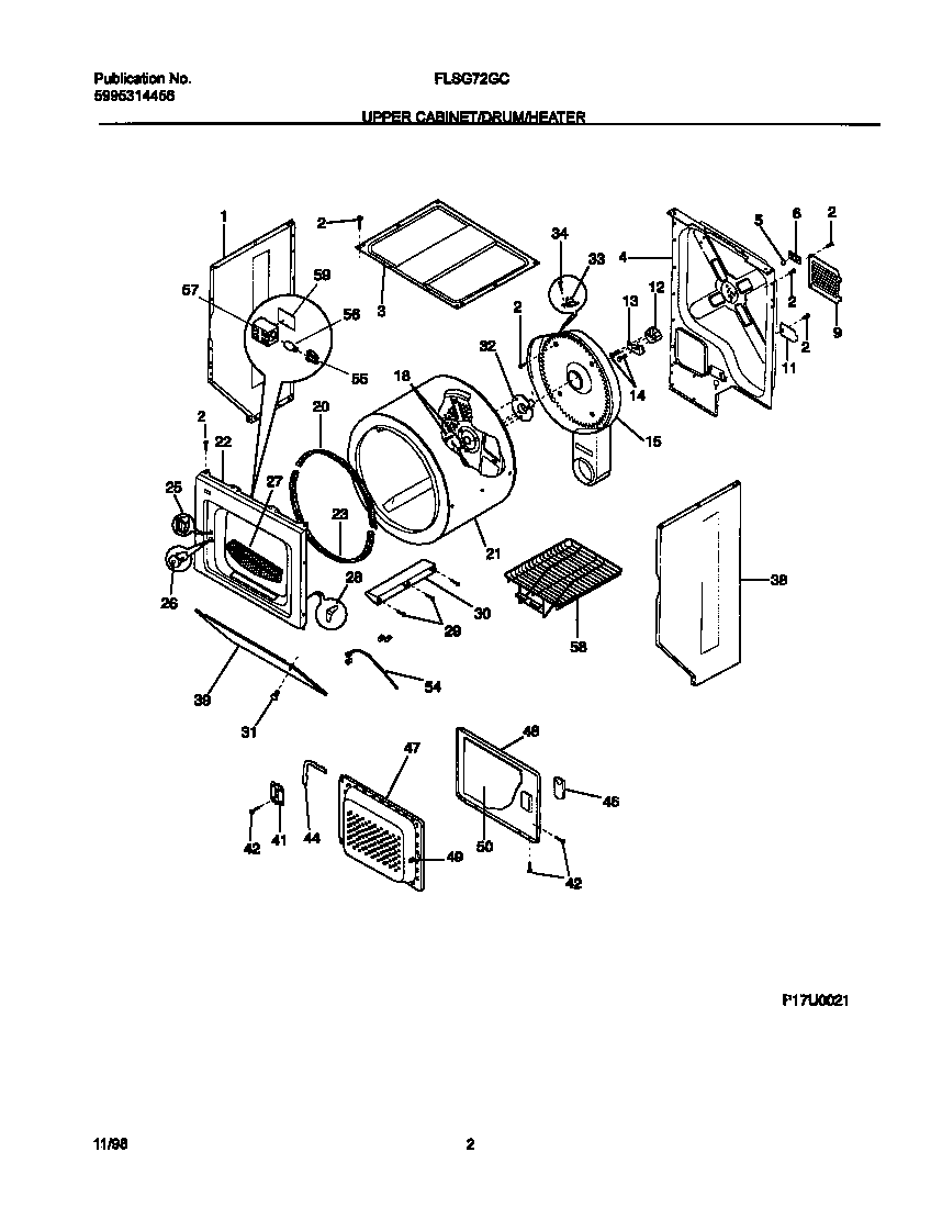 P17U0021 DRY CAB,DRM,HTR