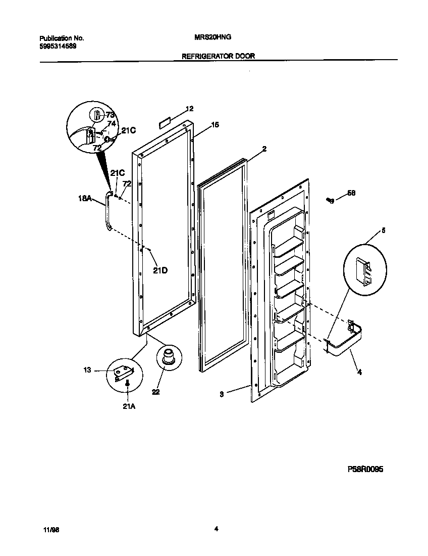 Refr door