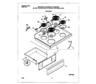 Universal/Multiflex (Frigidaire) MEF322BGDD top/drawer diagram