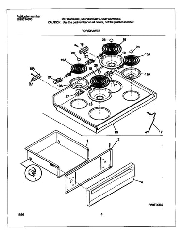 Top/drawer