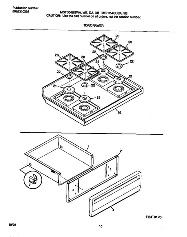 Top/drawer