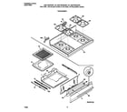 Universal/Multiflex (Frigidaire) MGF324BGWA top/drawer diagram