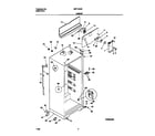 Universal/Multiflex (Frigidaire) MRT15CSEZ8 cabinet diagram