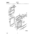 Universal/Multiflex (Frigidaire) MRT15CNED7 door diagram
