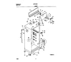 Universal/Multiflex (Frigidaire) MRT15CNED7 cabinet diagram