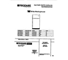 White-Westinghouse WRT16CGCD3 cover diagram