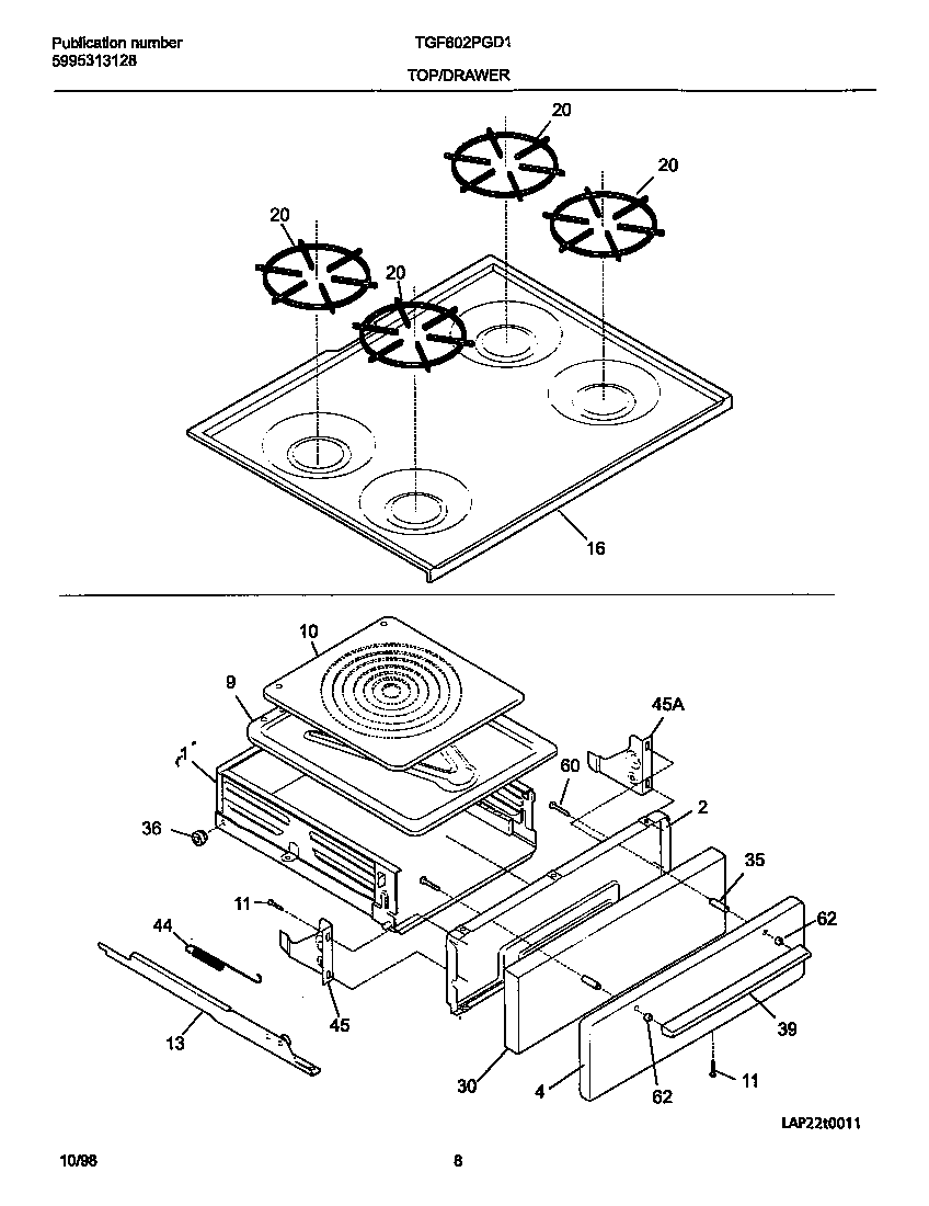 Top/drawer