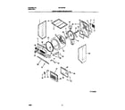 Universal/Multiflex (Frigidaire) MLXG42RED4 upper cabinet/drum heater diagram