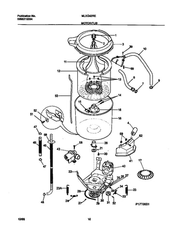 Motor/tub