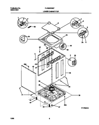 Lower cabinet/top