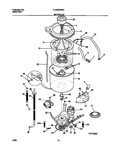 Motor/tub