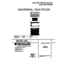 Universal/Multiflex (Frigidaire) MEF368CGS1 cover diagram