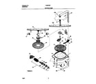 Frigidaire FDB979GFW1 motor & pump diagram