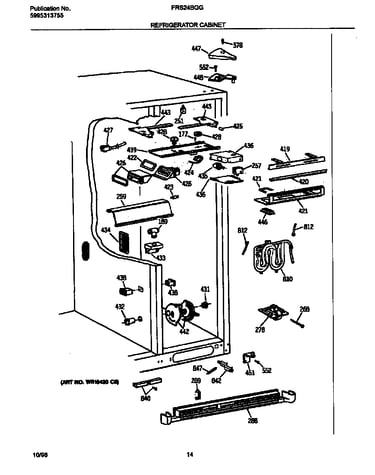 Refrigerator cabinet