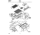 Frigidaire F44P21ATD0 shelves diagram