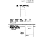 Frigidaire FRT18TRCD7 cover diagram