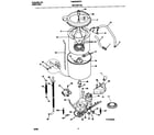 Frigidaire FWS223RFS1 motor/tub diagram